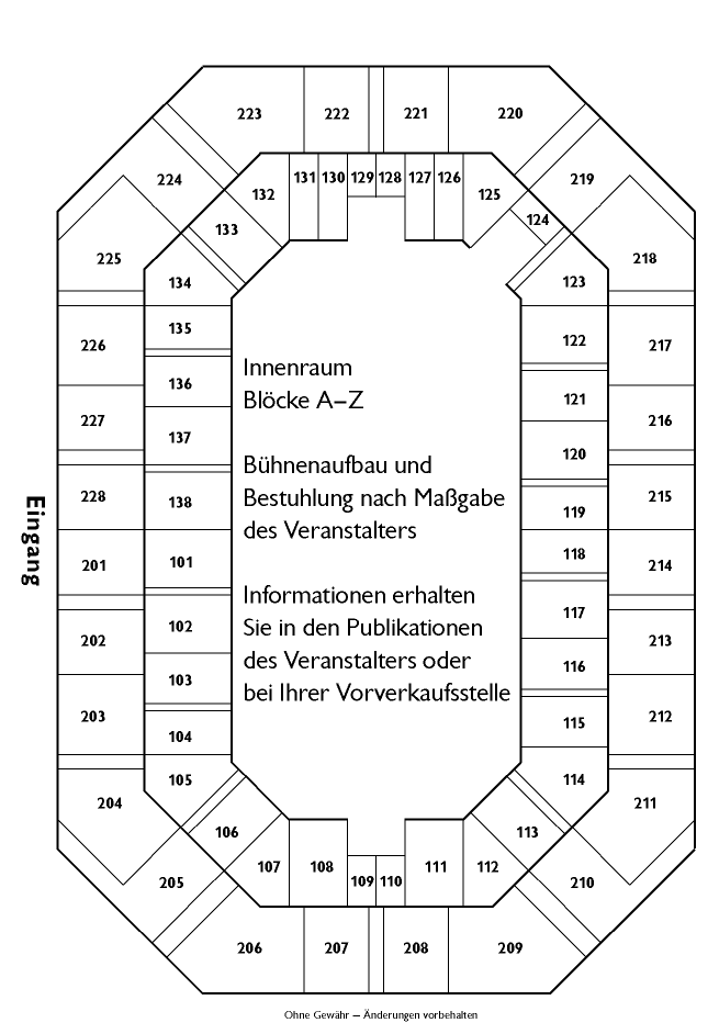 Arena oberhausen sitzplan